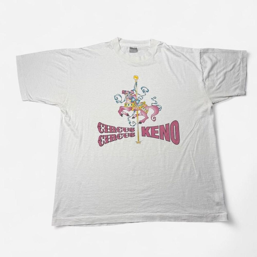 Vintage 90s single stitch Circus Keno t shirt size XL